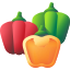  green bell pepper, chopped into squares