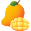  peeled and seeded mango