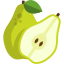  peeled and seeded pear