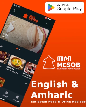 Mesob Ethiopian Foods and Drinks Recipes
