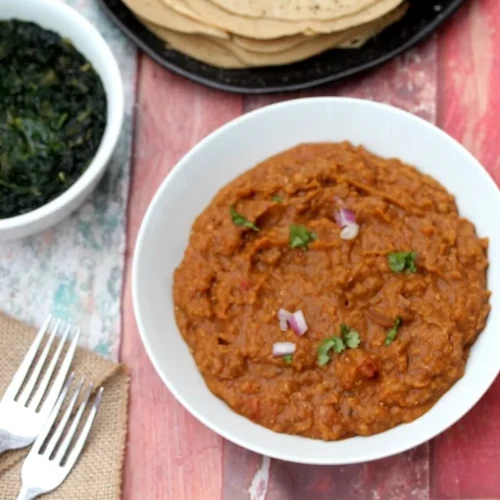 Misir kik Wet (Ethiopian Red Split Lentil Stew)