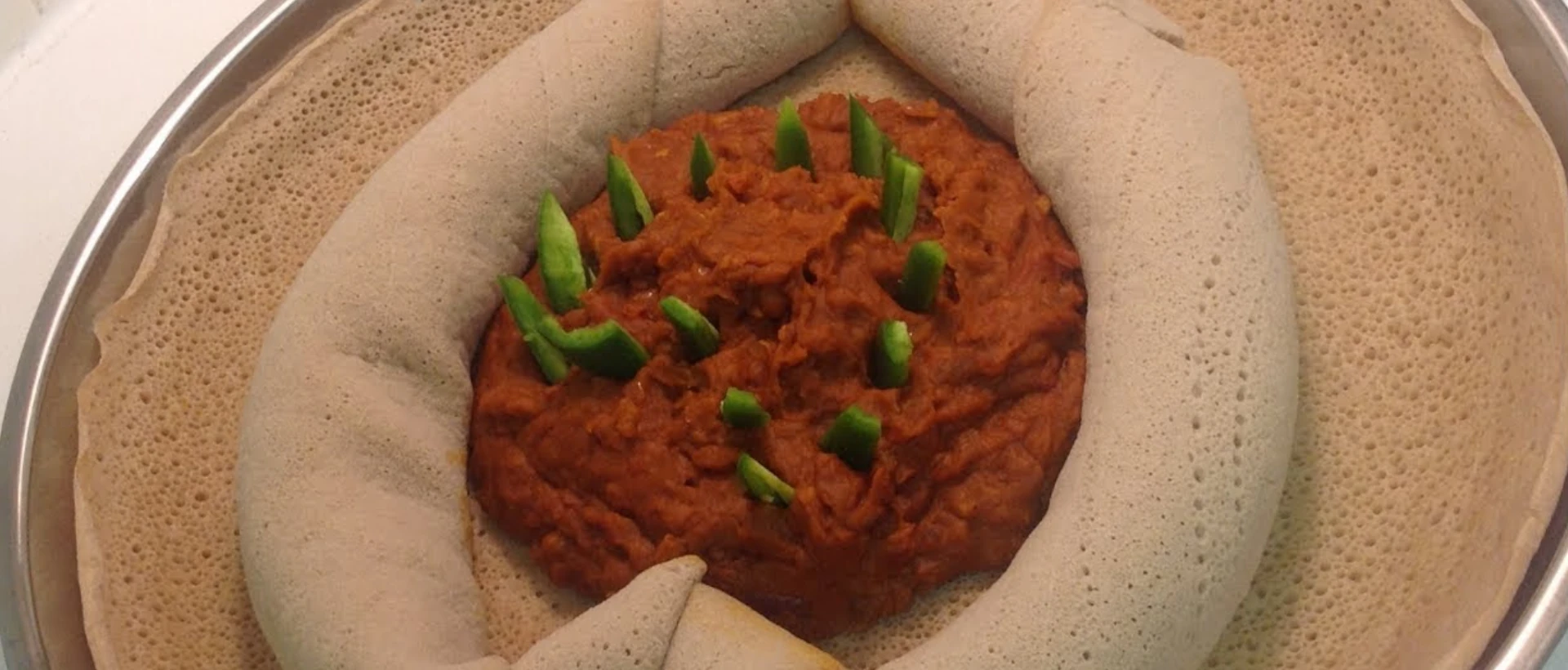 Tegabino Ethiopian chickpeas stew Ethiopian Food and Drink Recipe Mesob